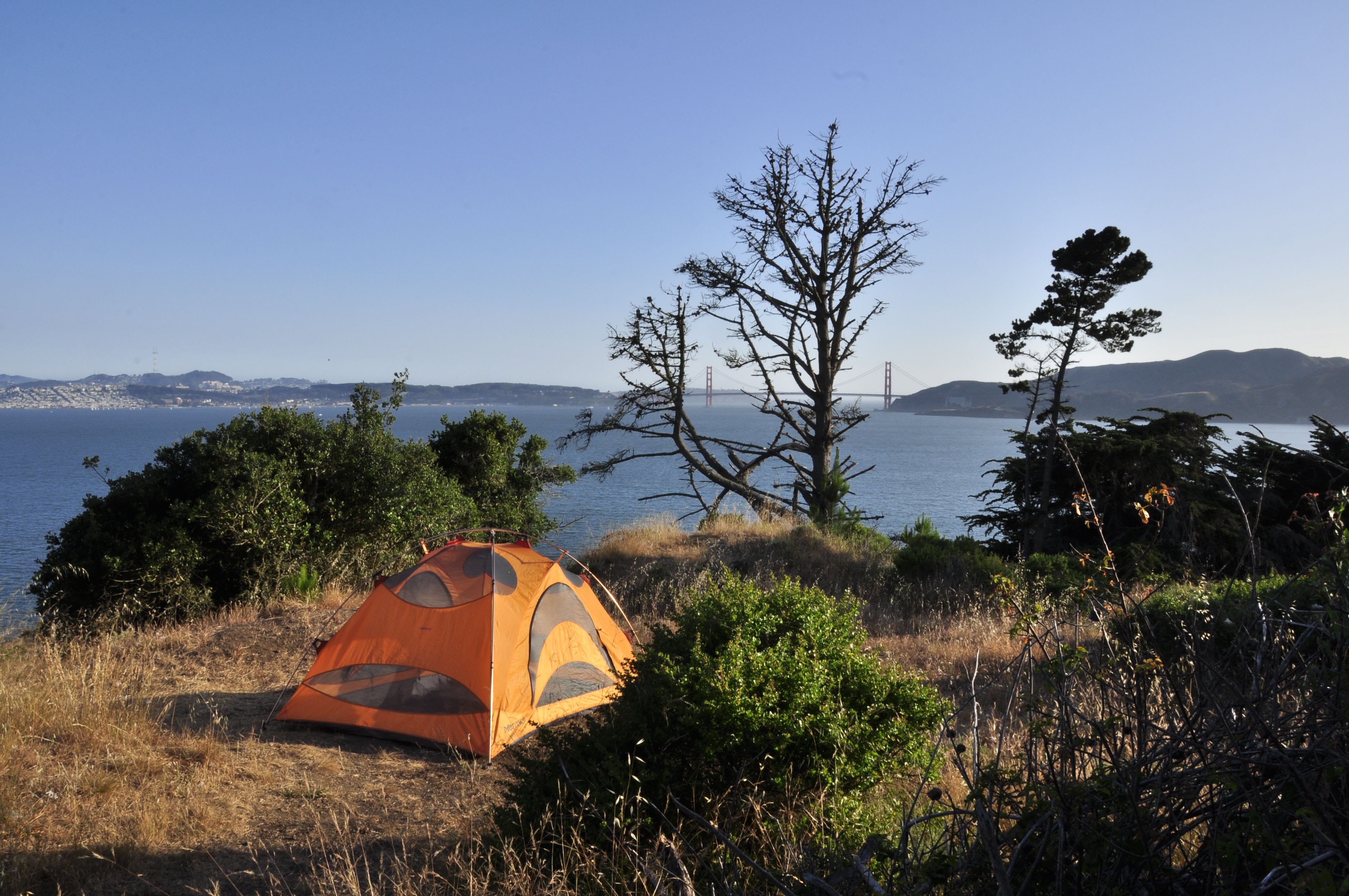 Camping at Angel Island State Park · Bewilder